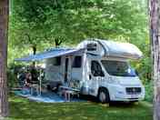 Pitch Venezia, under the shade of high trees