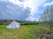Bell tent exterior