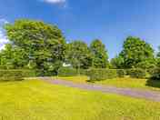 Pitches separated by hedges
