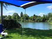 Spacious river-view pitch