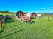 Each pod has its own enclosed garden