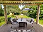 Front Deck, spacious and private - wraps around to the left and right to spacious rear deck