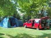 Camping pitches with room for your car (added by manager 18 Apr 2015)
