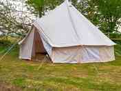 Bell tent pitch