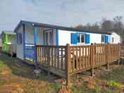 Exterior Orange caravan