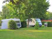 Pitches sourounded by trees