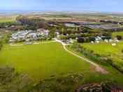 Aerial view of the site