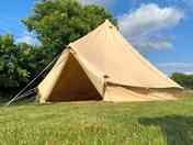 Bell tent exterior (added by manager 17 Jul 2023)