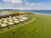 Aerial view of the main tent field and super pitches for touring caravans (added by manager 19 Jan 2016)