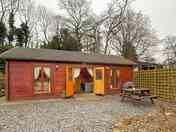 External view of the Log Cabin