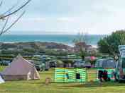 Level grass pitches with a view