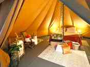Tent interior