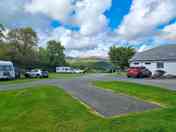 Small hardstanding pitch
