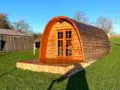 Camping pod exterior