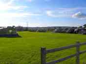 Grass tent pitches