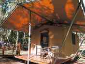 Exterior overview of the Accessible Taka Tent