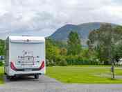 Amazing views from the hardstanding touring pitches