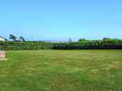 Sheltered pitches on the camping field