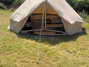 Great new addition. Lovley 5 meter bell tent - sleep up to 6 people