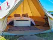 Bell tent interior (added by manager 03 Feb 2023)