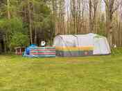 Our tent pitched up