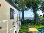 Motorhome pitch view