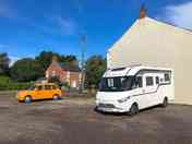 Spacious car park