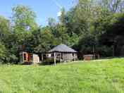 External view of yurt