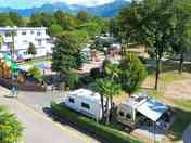 Pitches with mountain views