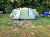 Our 8berth tent with additional porch