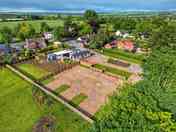Aerial view of the site