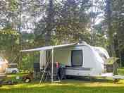 Spacious grass pitches