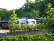 Spacious camping pitches