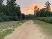 Access road to the RV sites