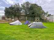 Solo tent pitches
