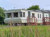 6 berth caravan outside