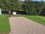 Fully serviced hardstanding pitch