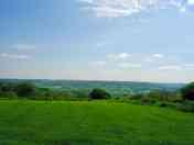 View from camping field over Hartridge Common
