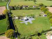 Aerial view from the east