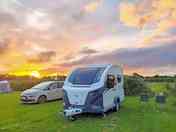 Electric grass pitch