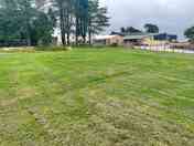 View of the tent area from the entrance towards the farm shop