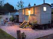 The hut at night