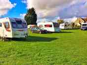 Camping field next to the pub