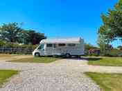 A caravan on site