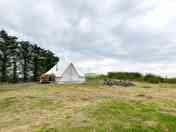 View of the bell tent