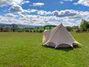 Amazing views from the bell tent (added by manager 17 Nov 2022)