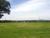 Spacious grass pitches