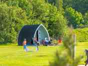 Family fun by the pods