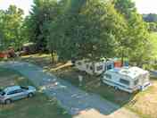 Pitches surrounded by native greenery