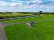 Riverside camping pitches